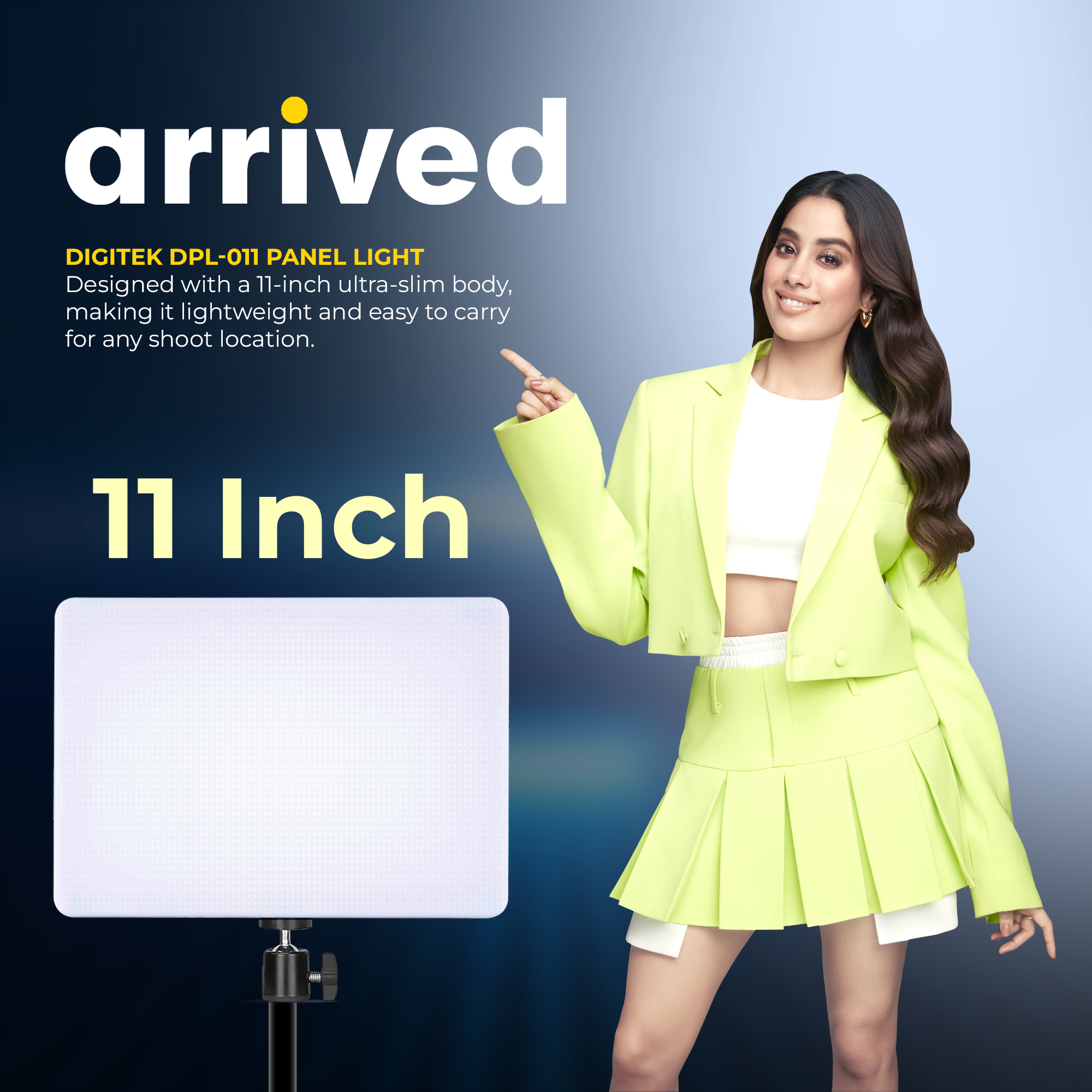 Digitek (DPL 011) Bi-Color LED Panel Light