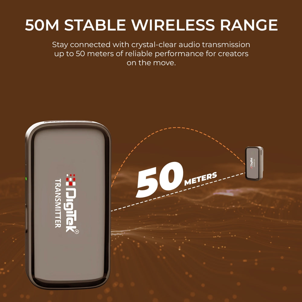 Digitek (DWM 120) Wireless Microphone System with Noise Reduction