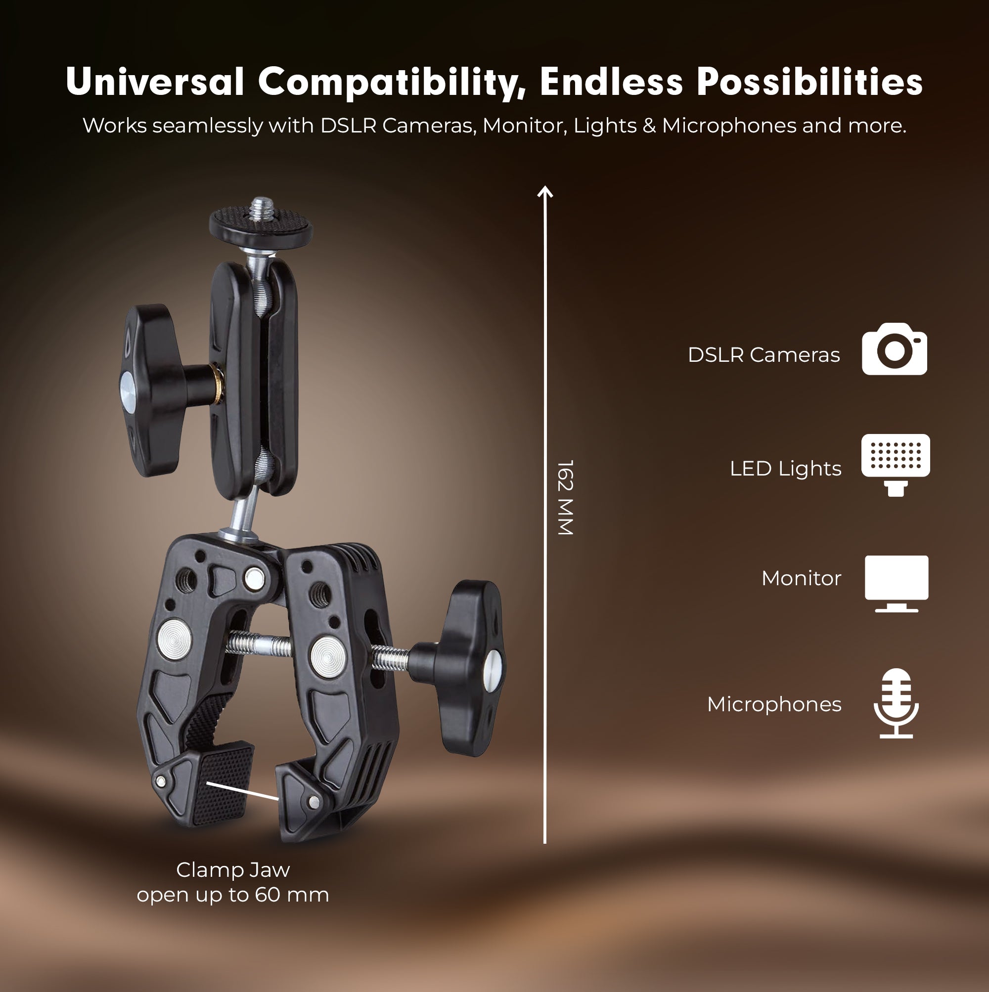 Digitek (DCC-01) Action Camera Clamp Mount