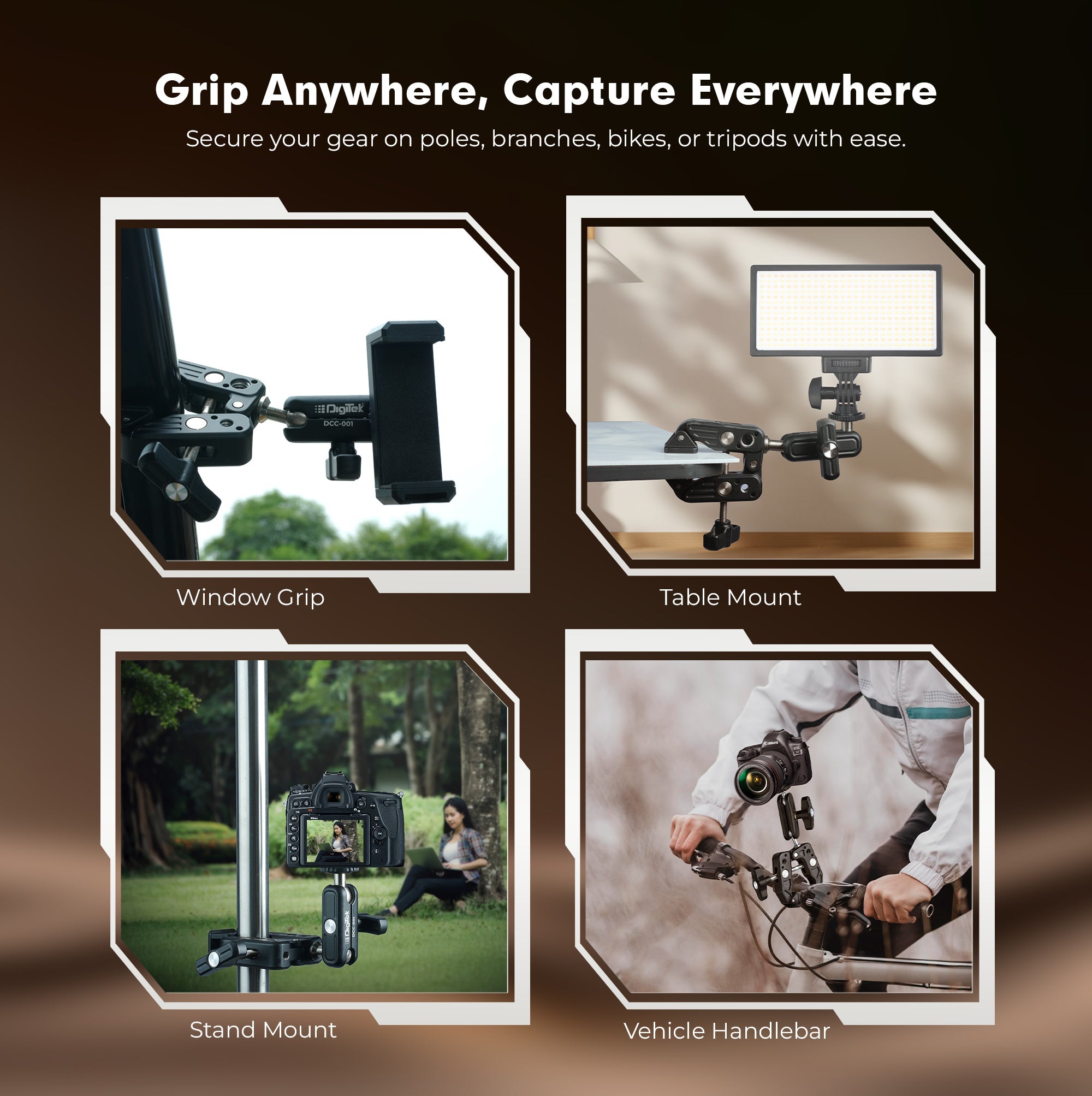 Digitek (DCC-01) Action Camera Clamp Mount