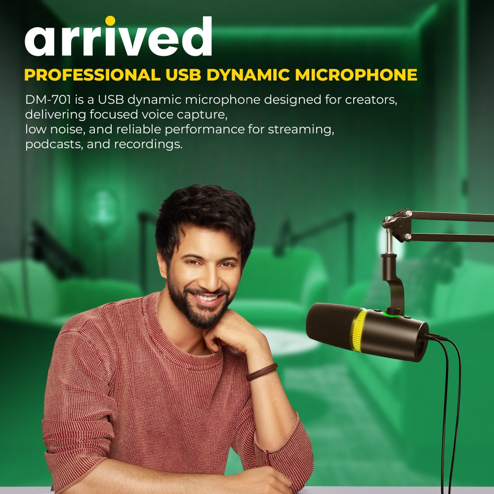 Digitek (DM 701) RGB  Podcast-Gaming Microphone