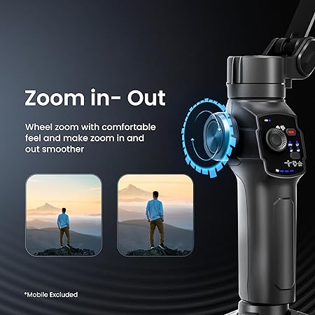 Digitek (DSG-009F) AI 3 Axis Wide Angle Smartphone Gimbal
