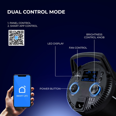Digitek (DCL-500 WBC Combo) 460W Bi Color Continuous LED Video Light