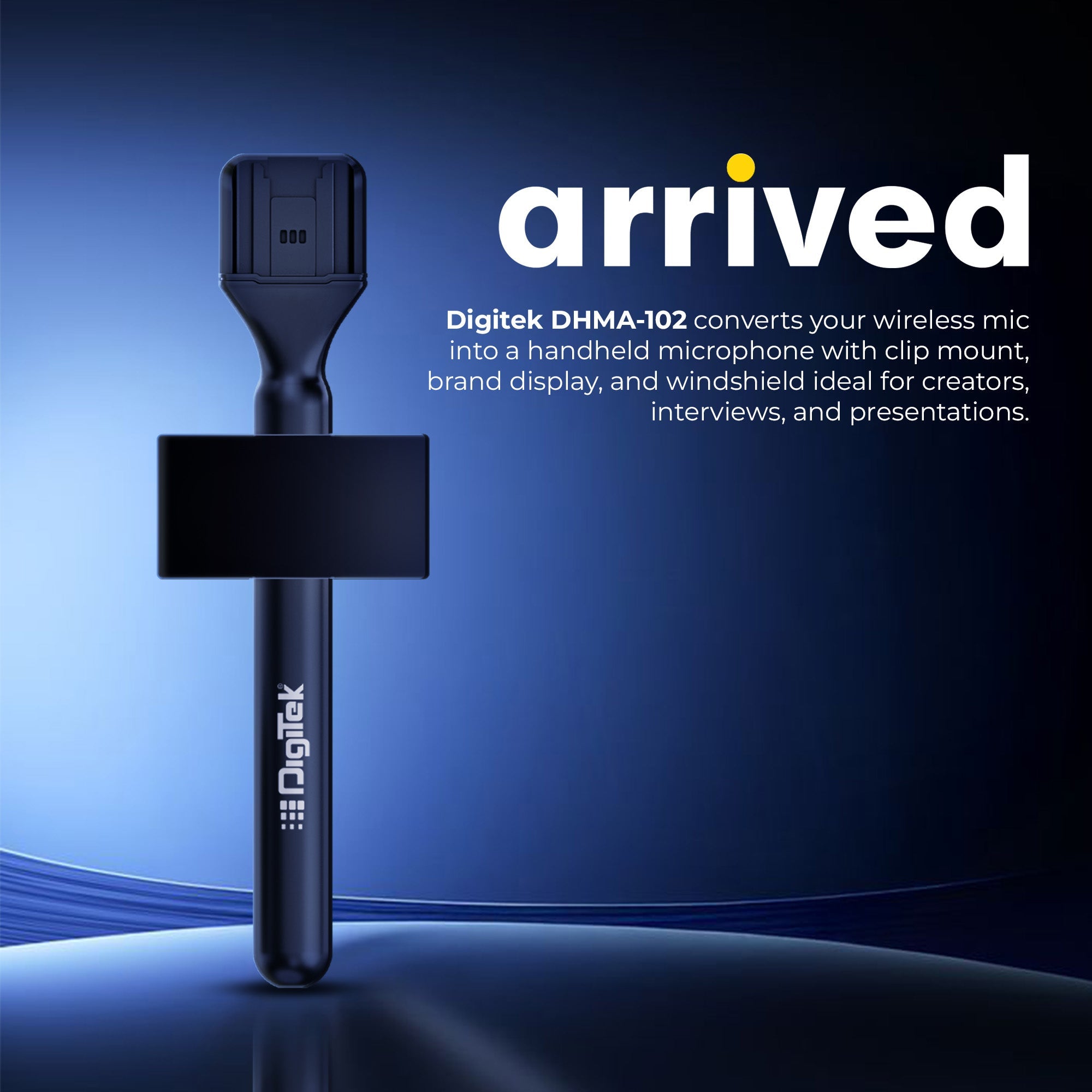 Digitek (DHMA-102) Handheld Interview Mic Adapter