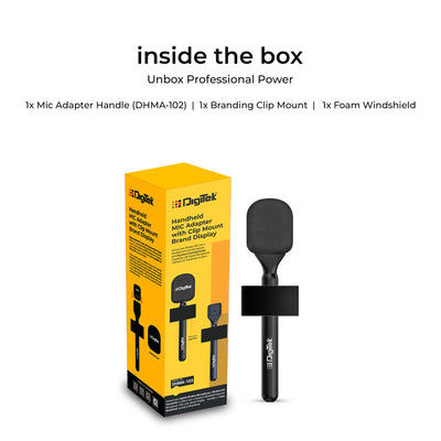 Digitek (DHMA-102) Handheld Interview Mic Adapter