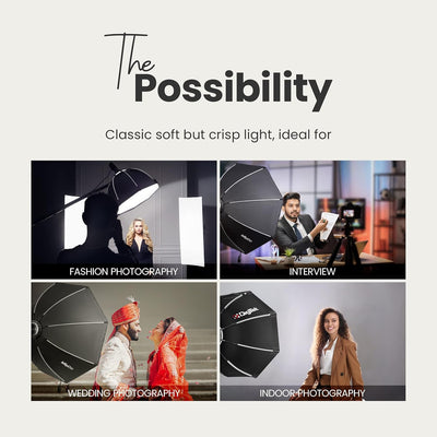 Digitek (DSBH-065) Foldable Octagonal Soft Box 65cm