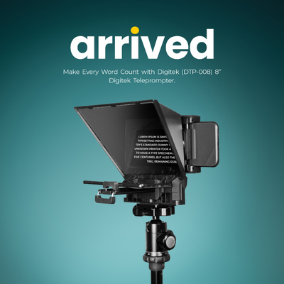 Digitek (DTP-008) 8" Teleprompter for Smartphone & Camera