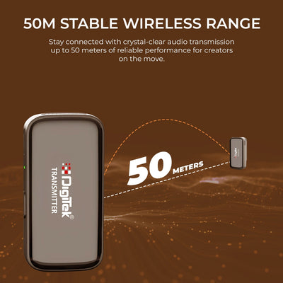 Digitek (DWM 120) Wireless Microphone System with Noise Reduction