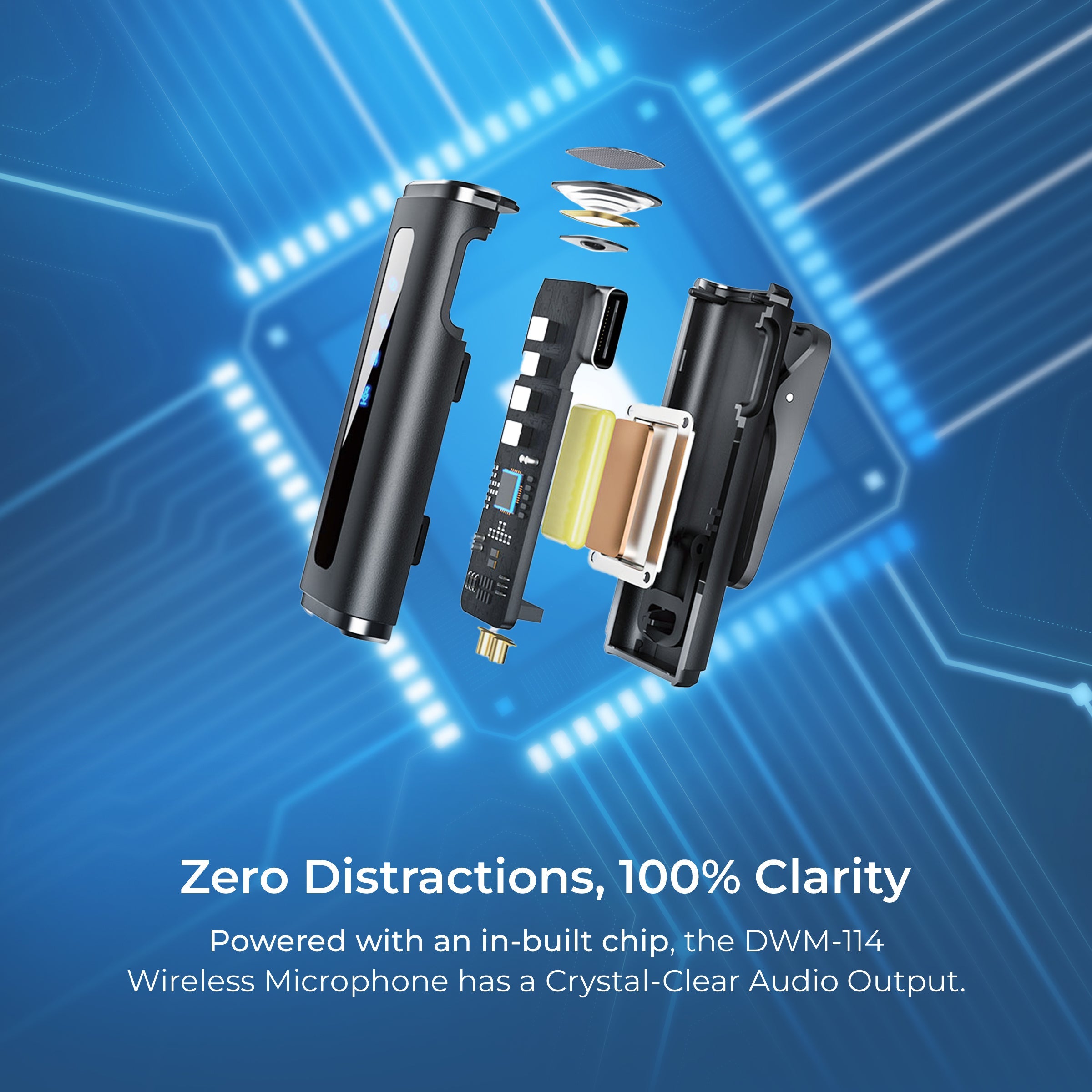 Digitek (DWM-114) 2-in-1 Wireless Microphone