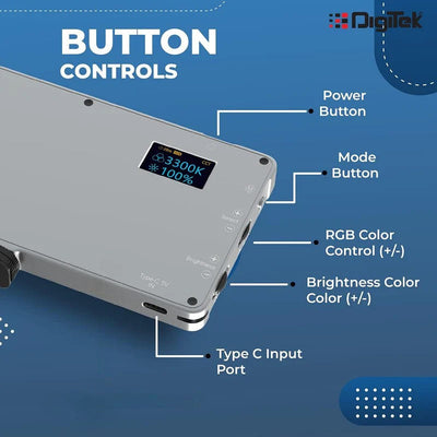 Digitek (LED-D135 N ML) 12W RGB LED Video Light