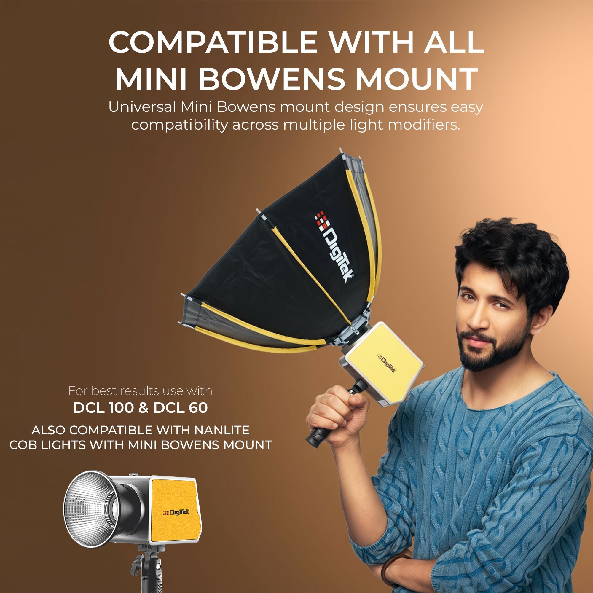 Digitek (DSB 60cm Mini) 60cm Softbox with Mini Bowens Mount